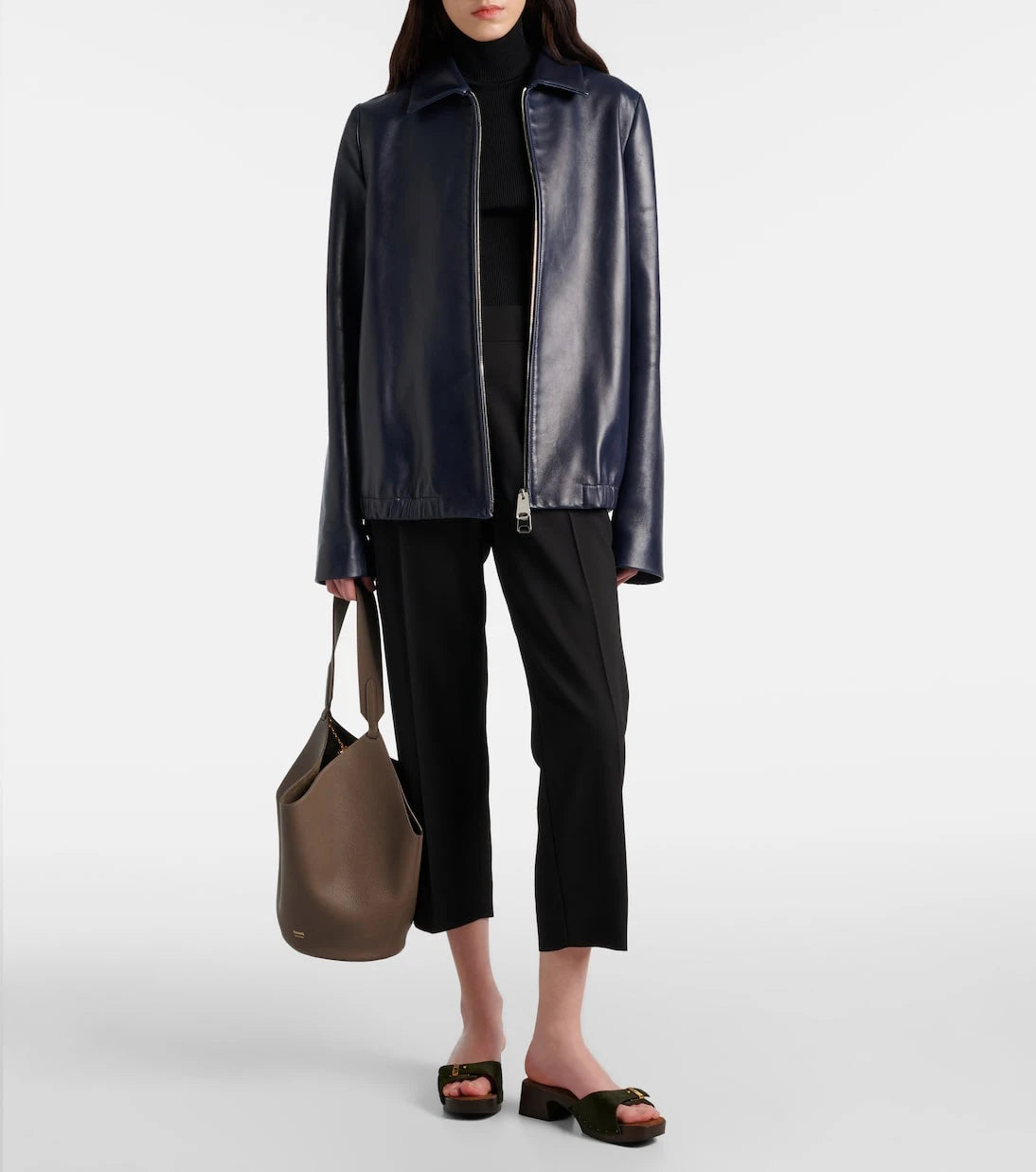 Khaite - Jackson leather jacket