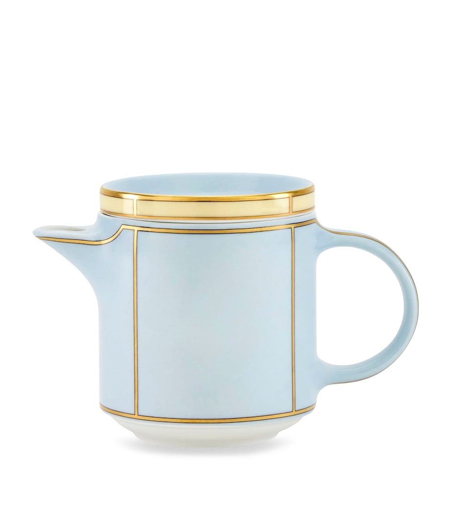 GINORI 1735 Porcelain Colonna Diva Celeste Coffee Pot (500ml)