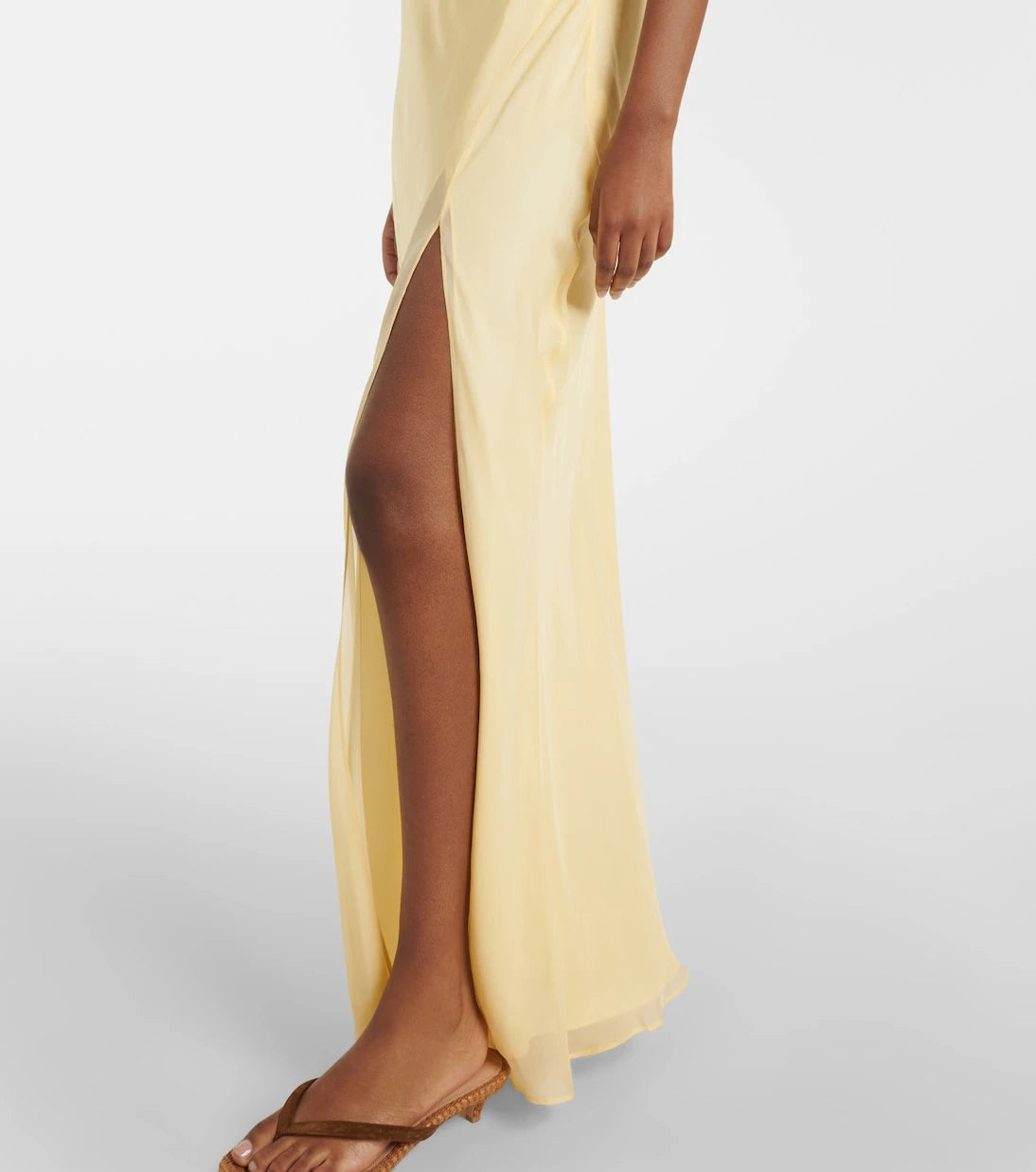 SIR - Strobe off-shoulder maxi dress