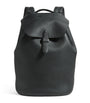 Grained Leather Backpack