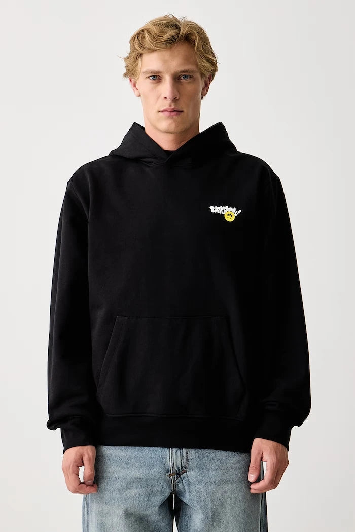 Pamuklu kapüşonlu sweatshirt