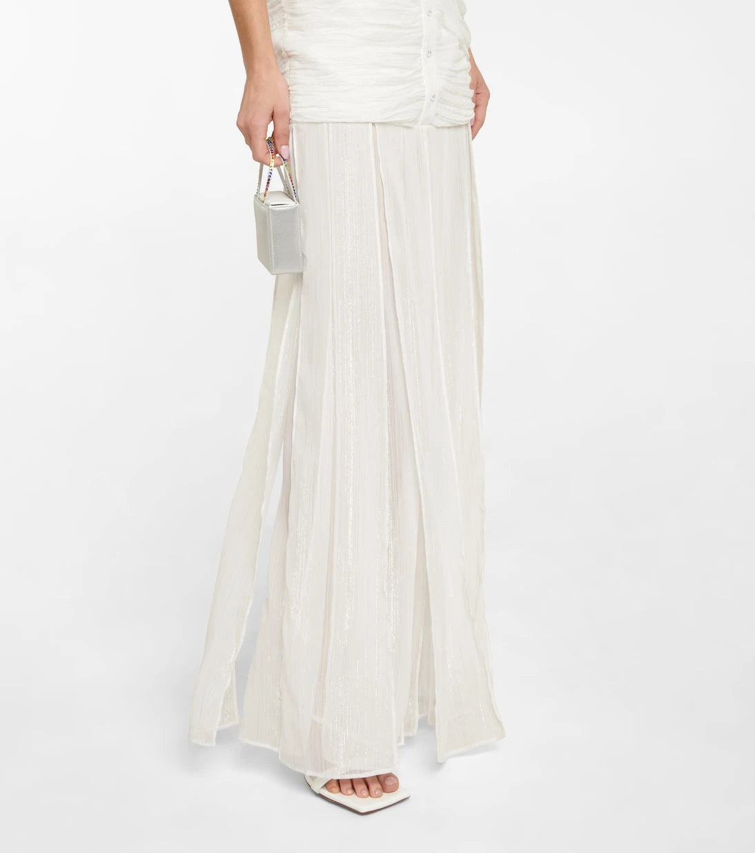 Rotate - Bridal Leia ruched maxi dress