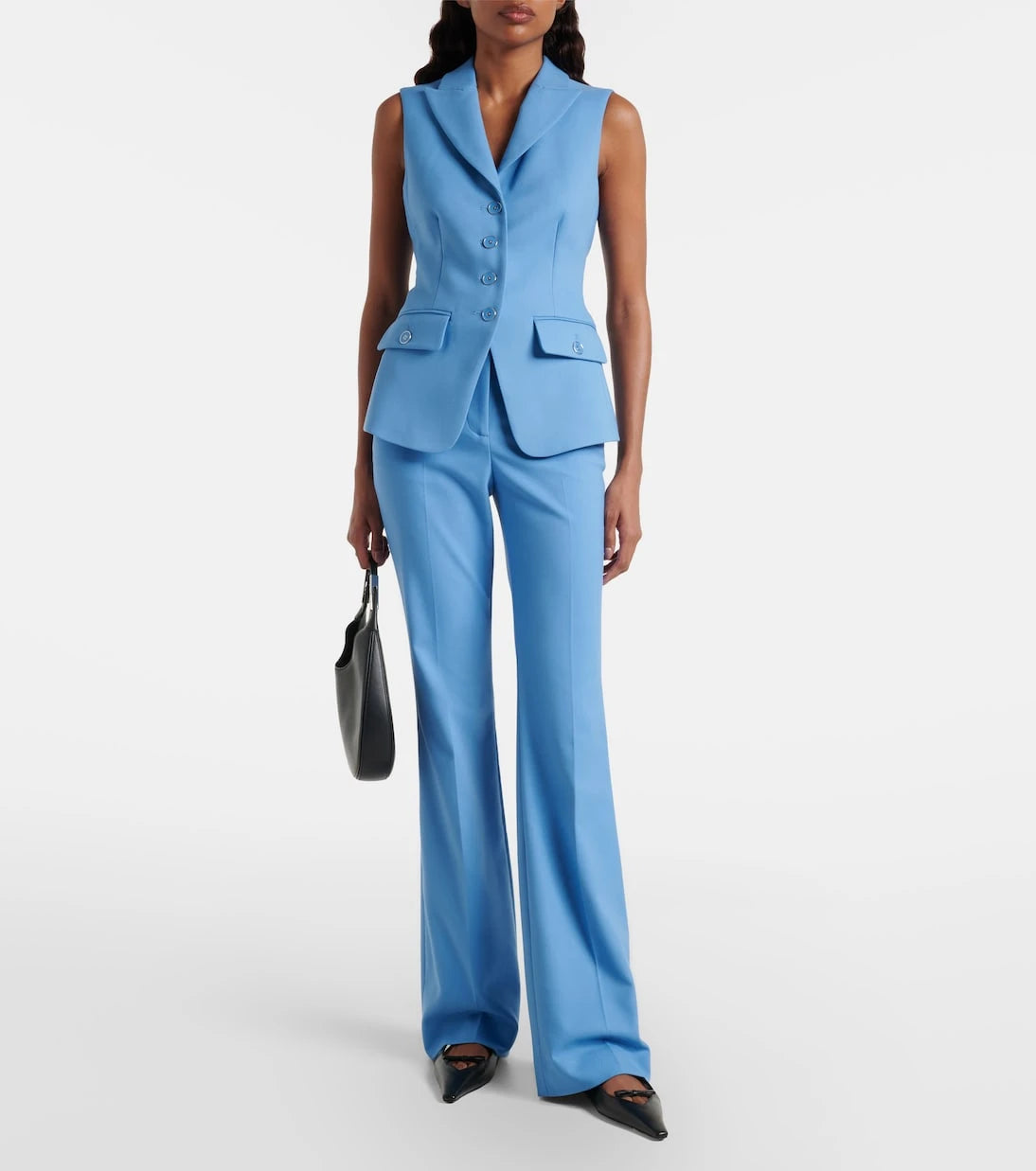Veronica Beard - Melvin twill flared pants