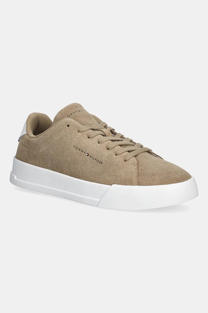Велурени маратонки Tommy Hilfiger TH COURT CORE SUEDE
