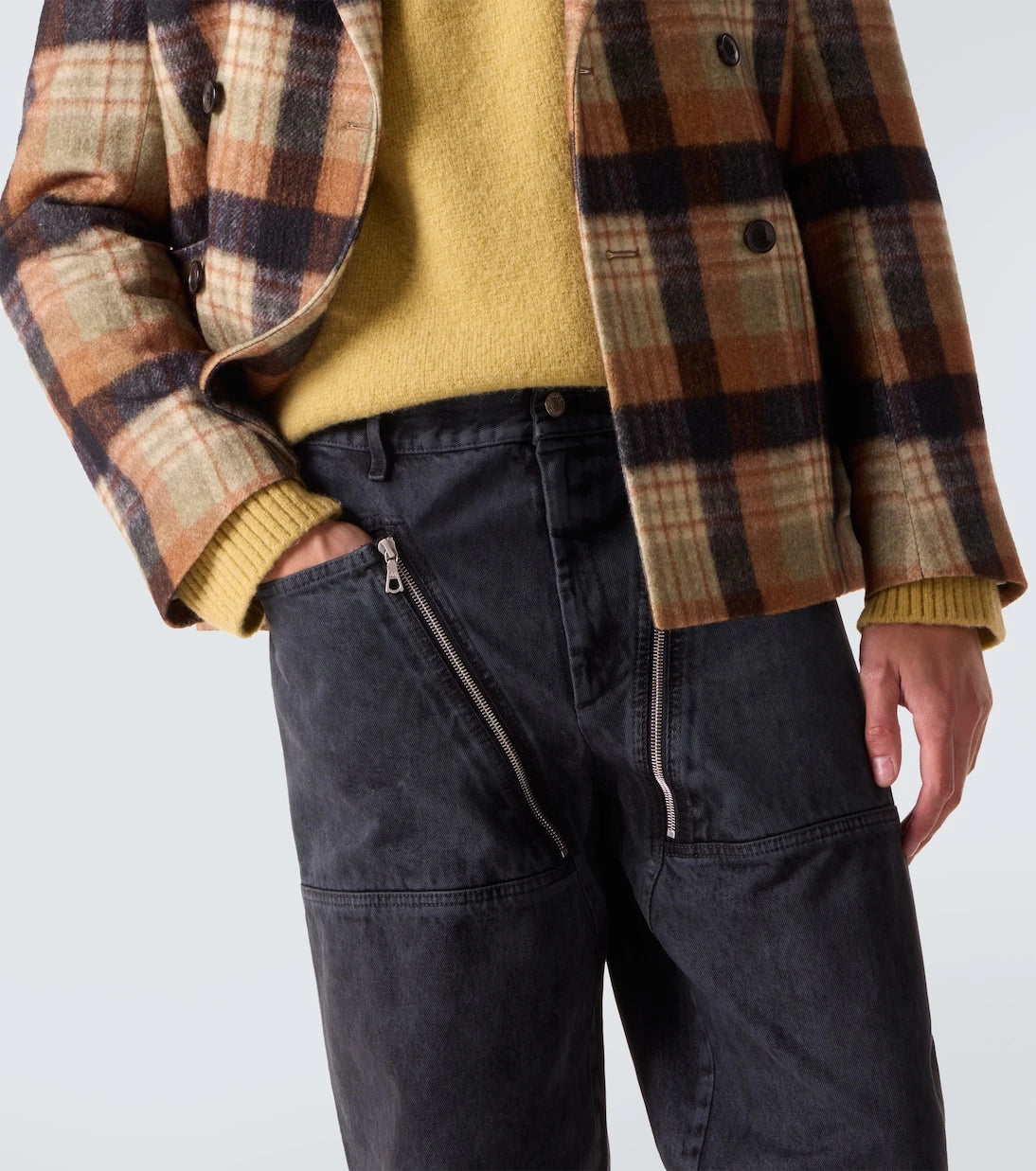 Dries Van Noten - Zip-detail wide-leg jeans