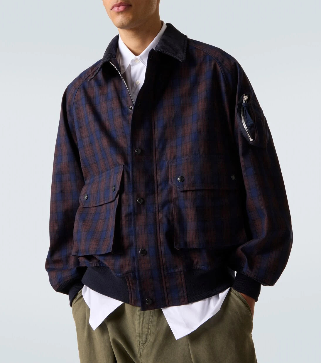 Comme des Garçons Homme - بلوزون قطني كاروهات
