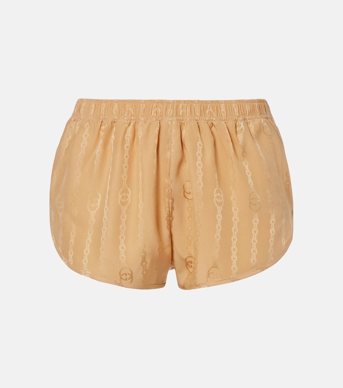 Gucci - Interlocking G silk jacquard shorts