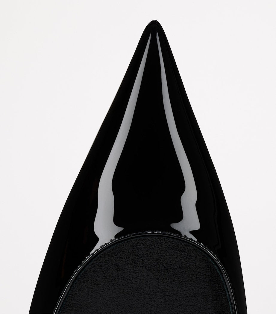 Christian Louboutin Black Miss Z Patent Leather Pumps 120