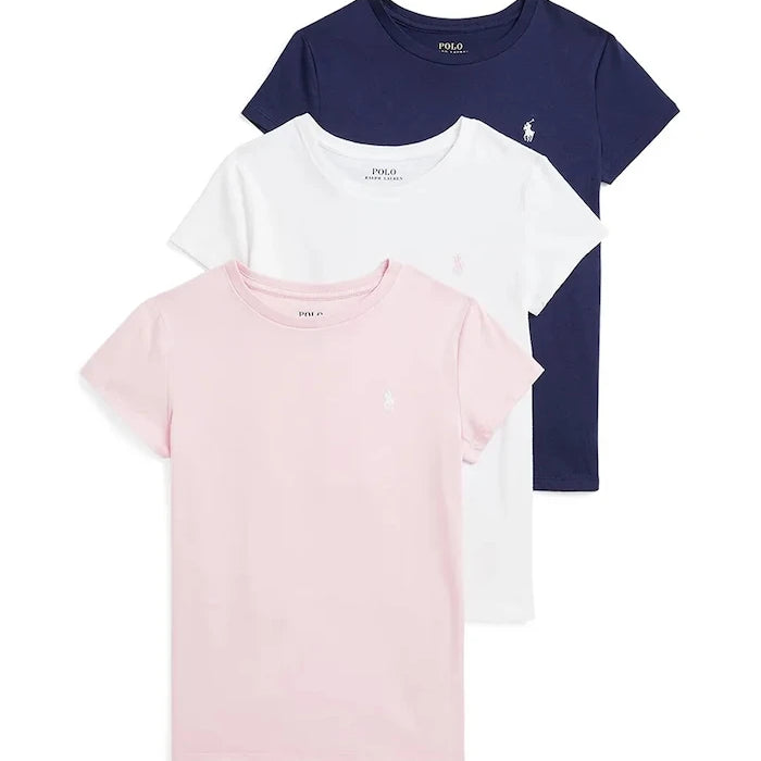 Çocuk pamuklu tişört Polo Ralph Lauren (3 adet)