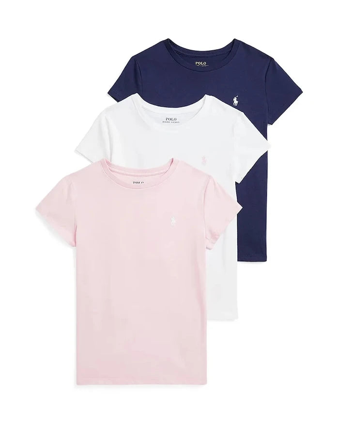 Çocuk pamuklu tişört Polo Ralph Lauren (3 adet)