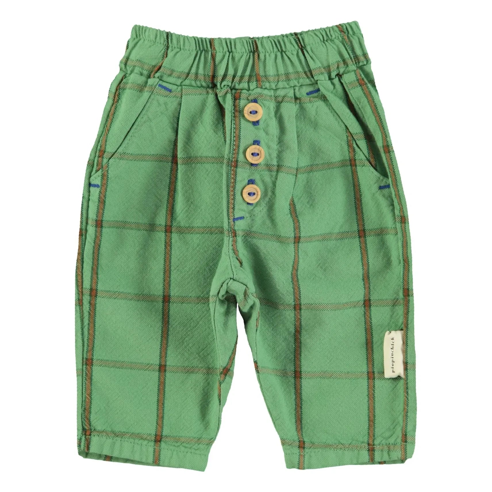 Piupiuchick - Carreaux Pants  | Green
