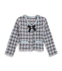 Self-Portrait Kids Cotton-Blend Check Cardigan (3-12 Years)