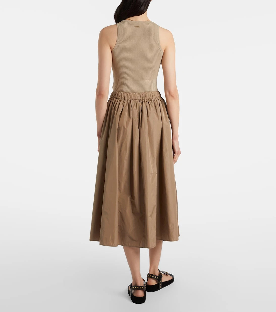 Max Mara - Lonza taffeta midi skirt