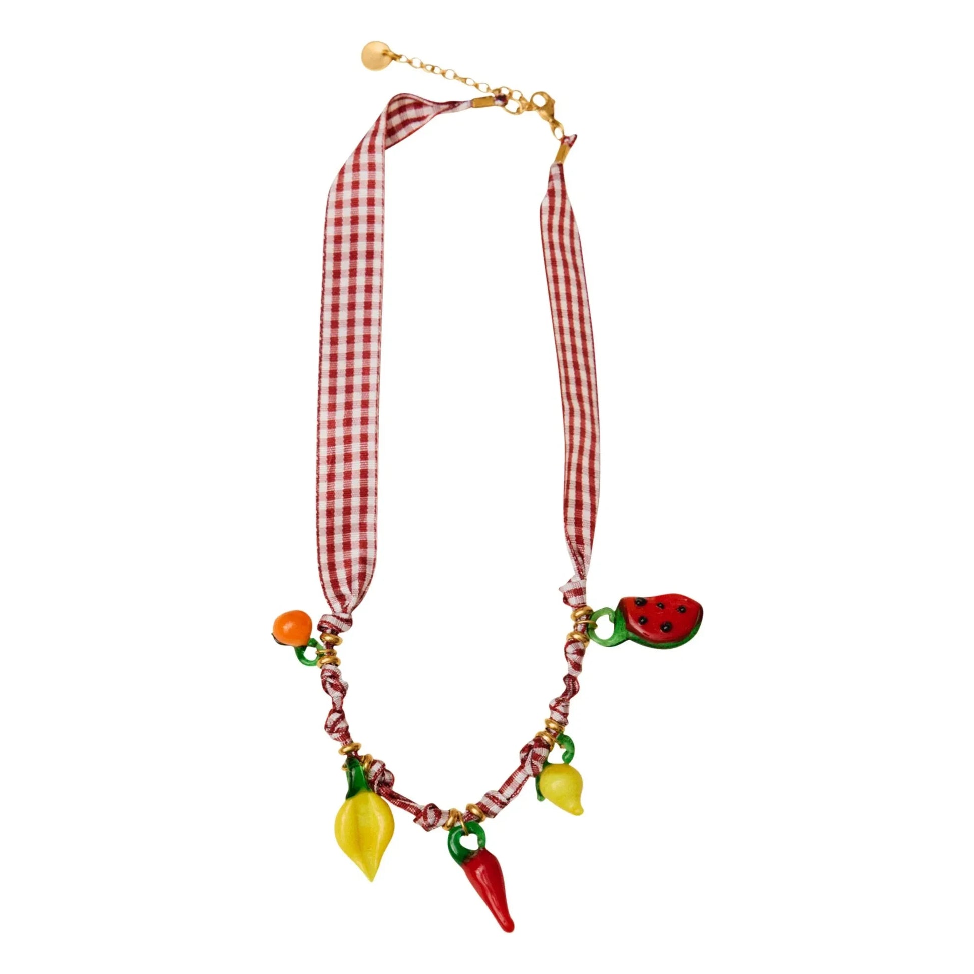 Palas - Picnic necklace | Red