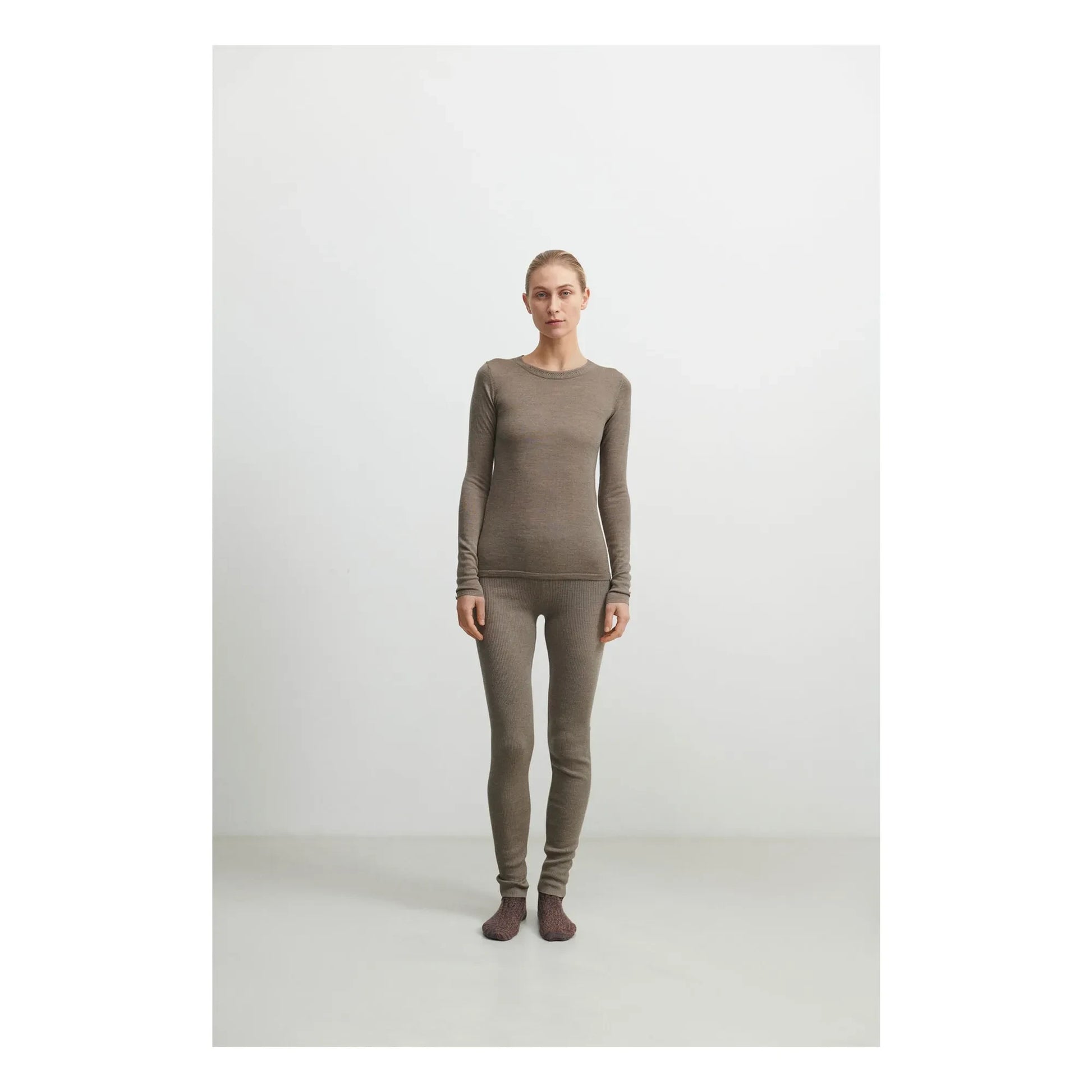 FUB - Merino Wool Legging - Women's Collection | Beige