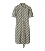 Burberry Beige Cotton Check Mini Shirt Dress