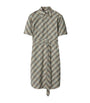 Burberry Beige Cotton Check Mini Shirt Dress
