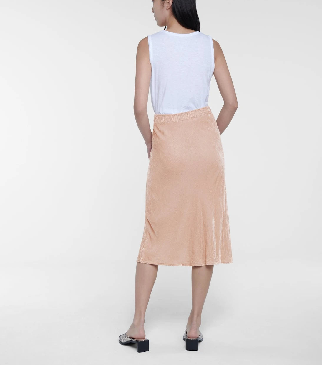 Velvet - Taelyn velvet midi skirt