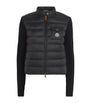 Moncler Black Down Panelled Cardigan