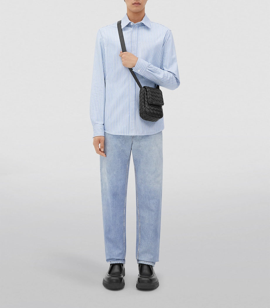 Mini Lambskin Cobble Cross-Body Bag