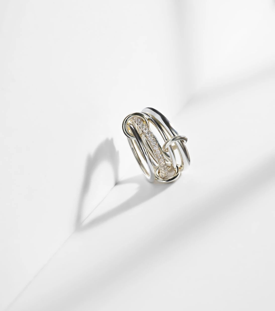 Spinelli Kilcollin - Nimbus sterling silver ring with diamonds