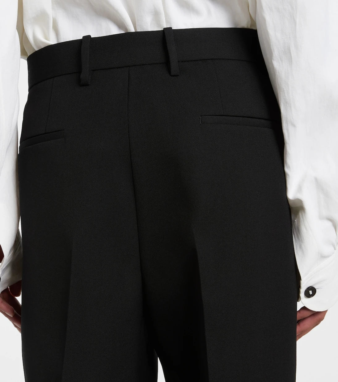 Jil Sander - Düşük bel yün pantolon