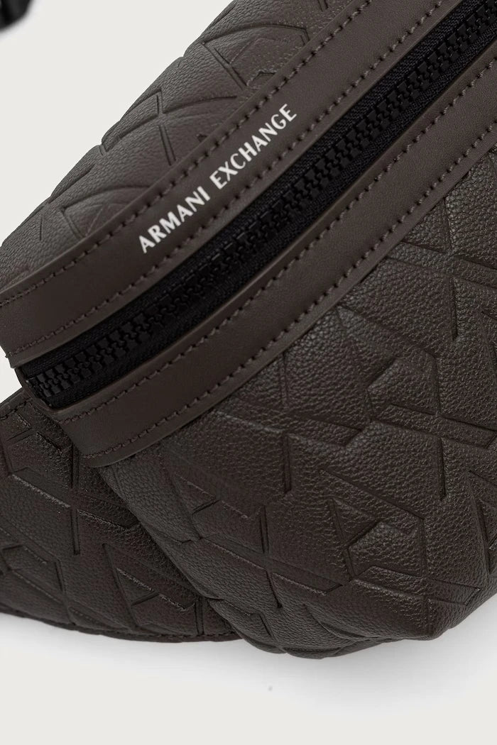 Armani Exchange erkek suni deri bel çantası