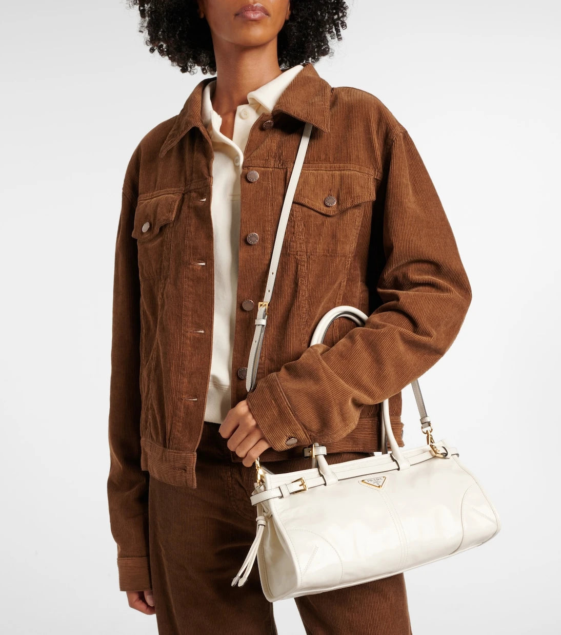 Prada - Prada Bonnie Medium leather shoulder bag