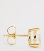Yellow Gold and Diamond Pear Stud Earrings (1.00ctw)