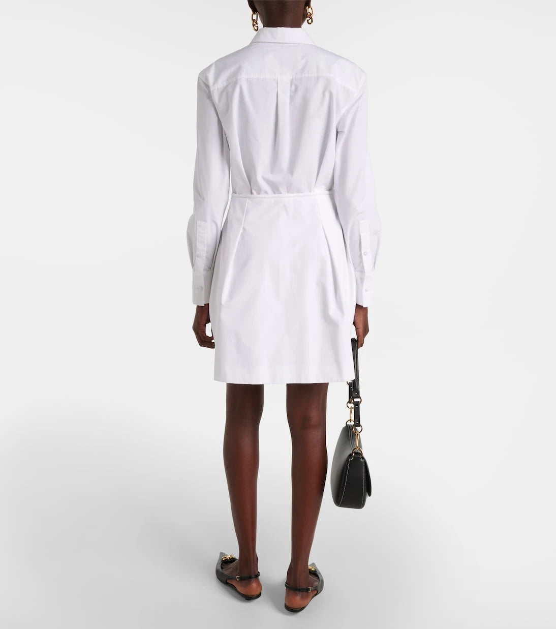 Valentino - Cotton poplin shirt dress