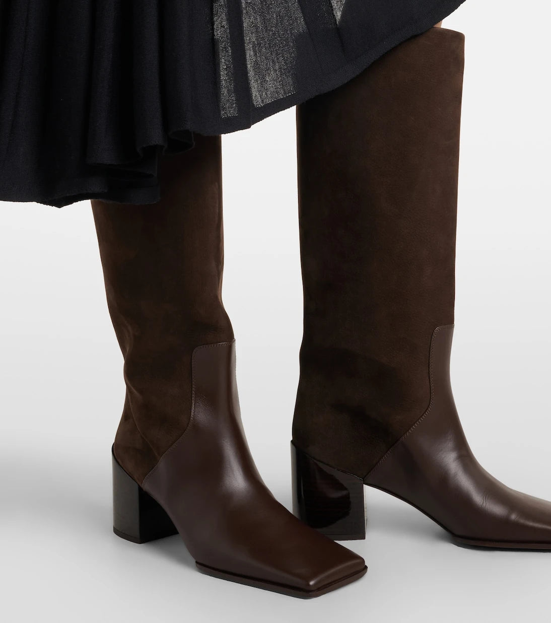 Alaïa - 55 leather knee-high boots