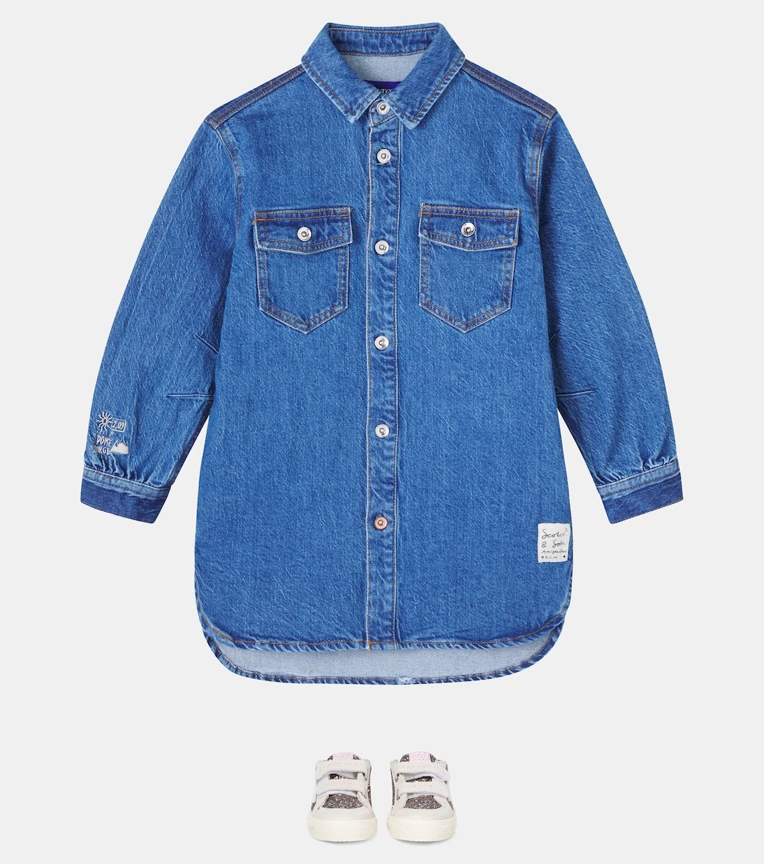 Scotch & Soda Kids - Denim dress