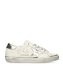 White Leather Super-Star Sneakers