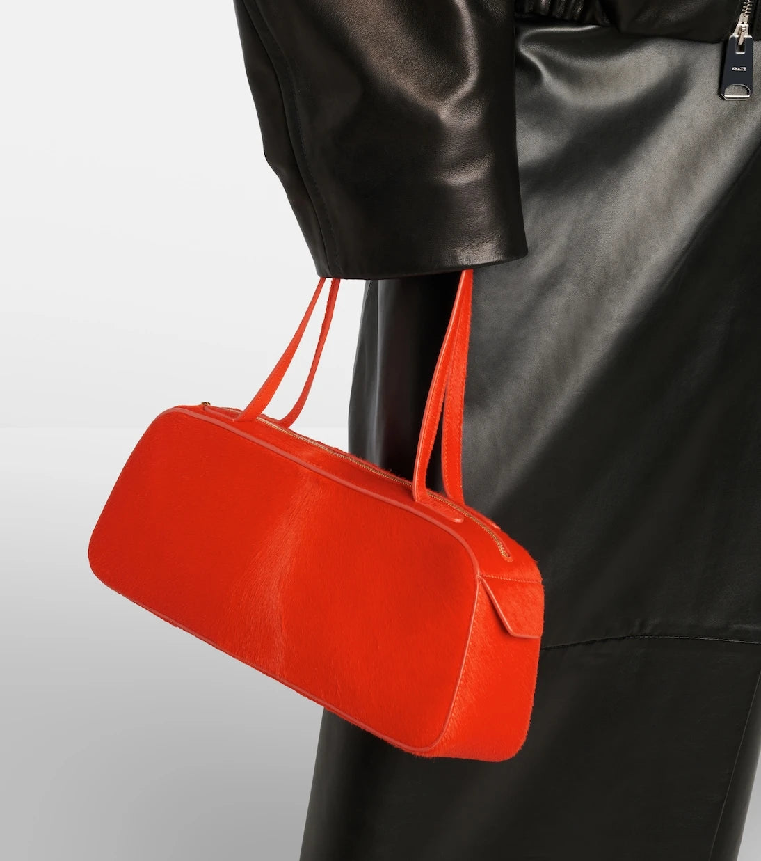 Khaite - Simona Small calf hair shoulder bag