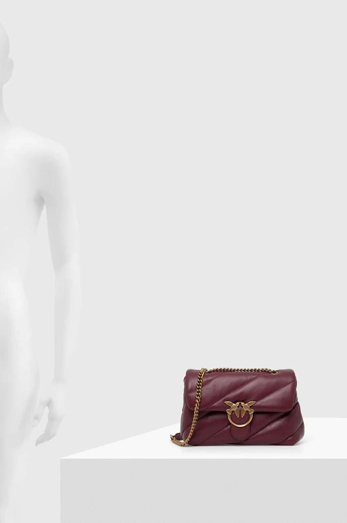 Pinko kadın deri crossbody çanta