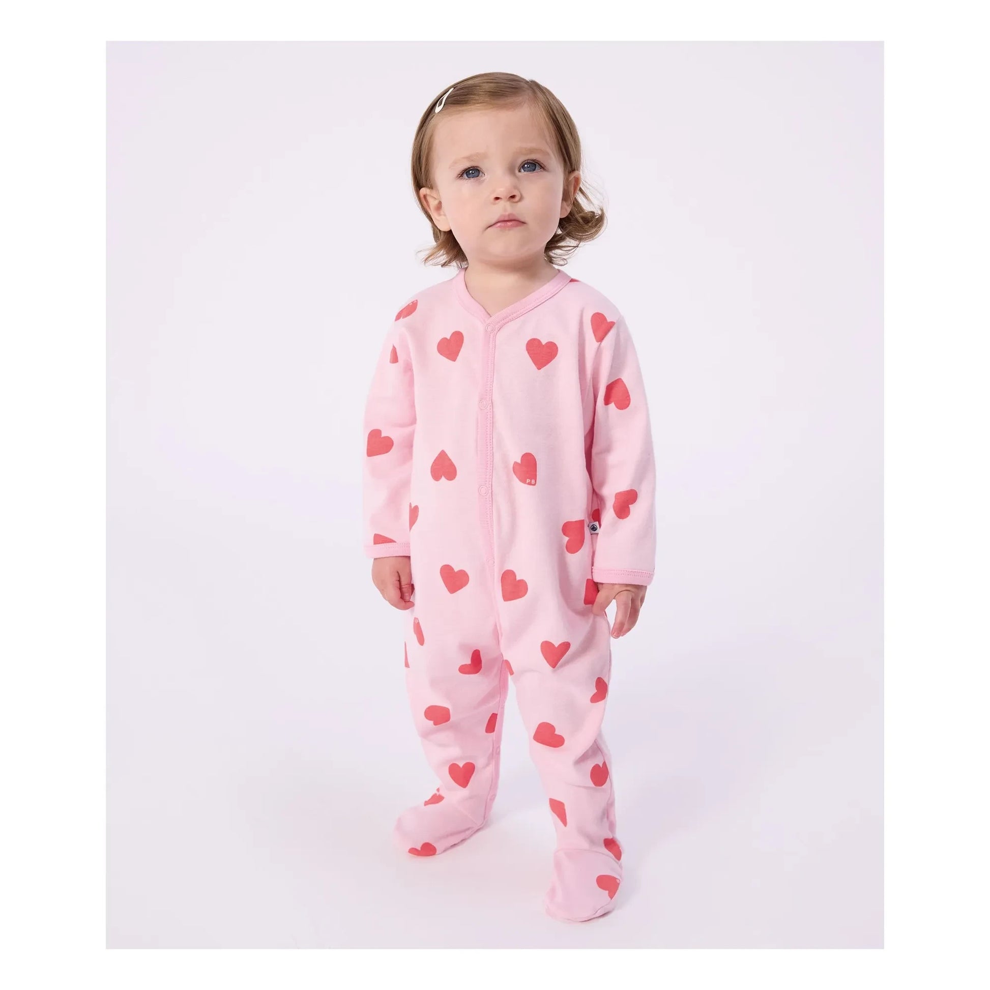 Petit Bateau - Sleep Well Hearts PB pyjamas | Pink