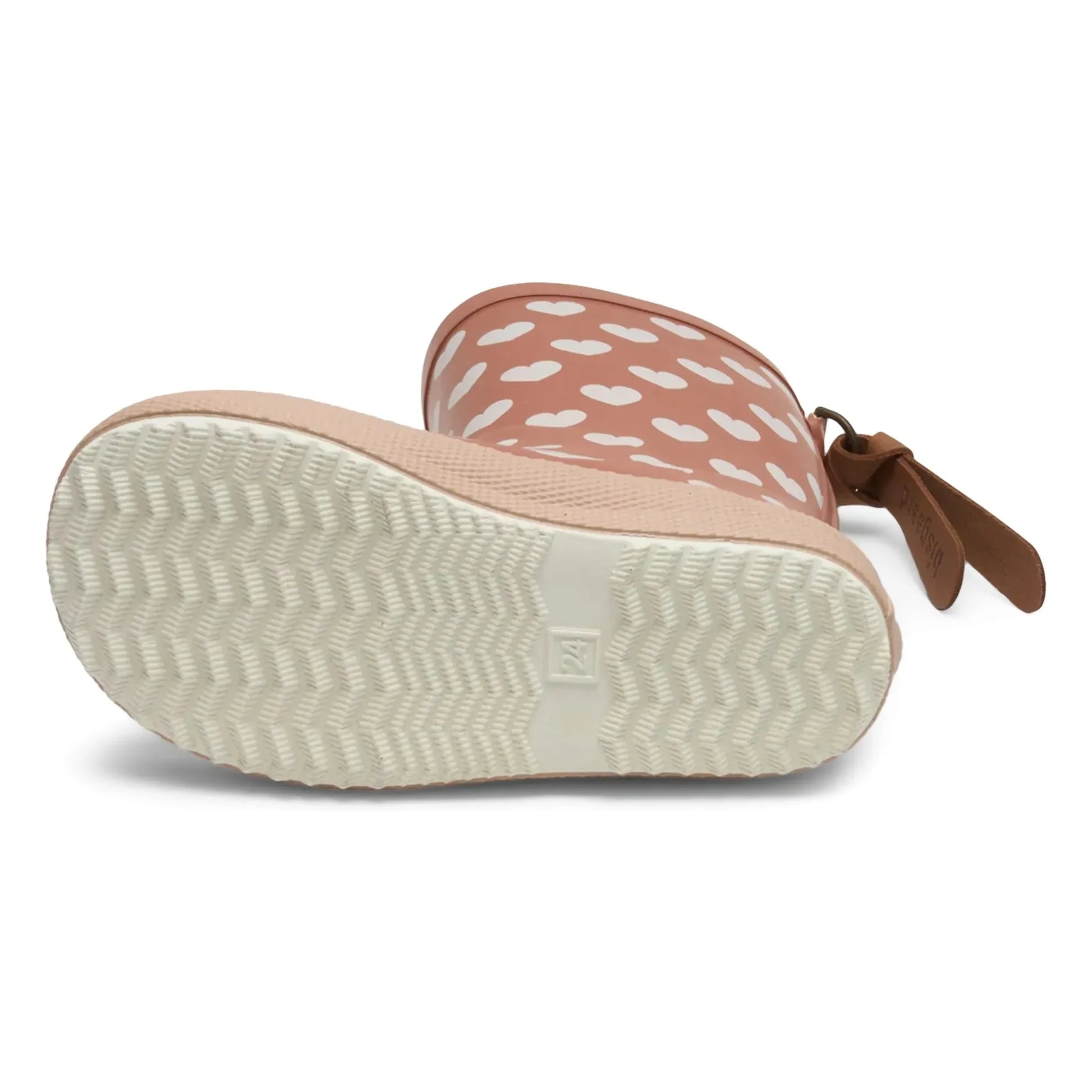 bisgaard - Fashion Rain Boots Hearts | Dusty Pink