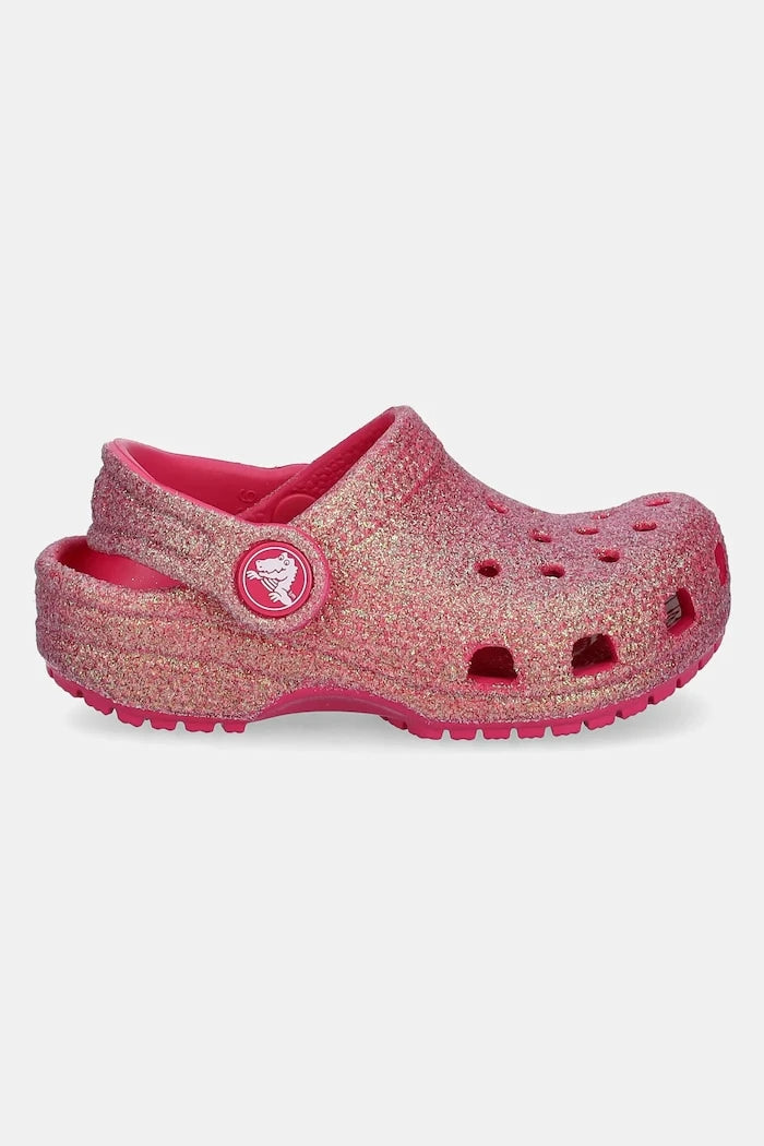 Чехли Crocs CLASSIC IRIDESCENT GLITTER CLOG KIDS