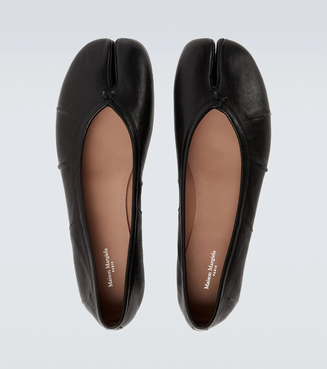 Maison Margiela - Tabi leather ballet flats