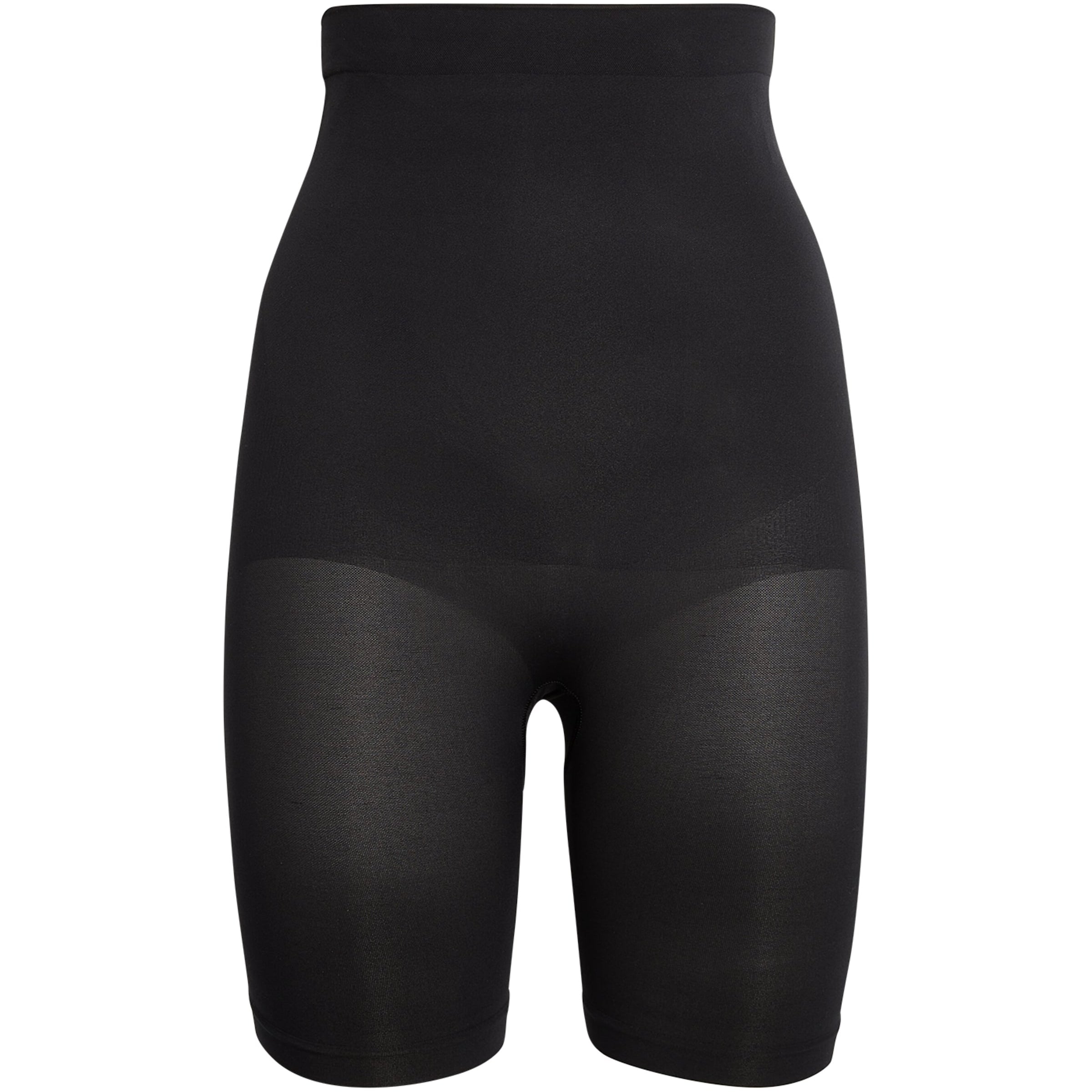 Skims Black Seamless Sculpt Mid-Thigh Shorts