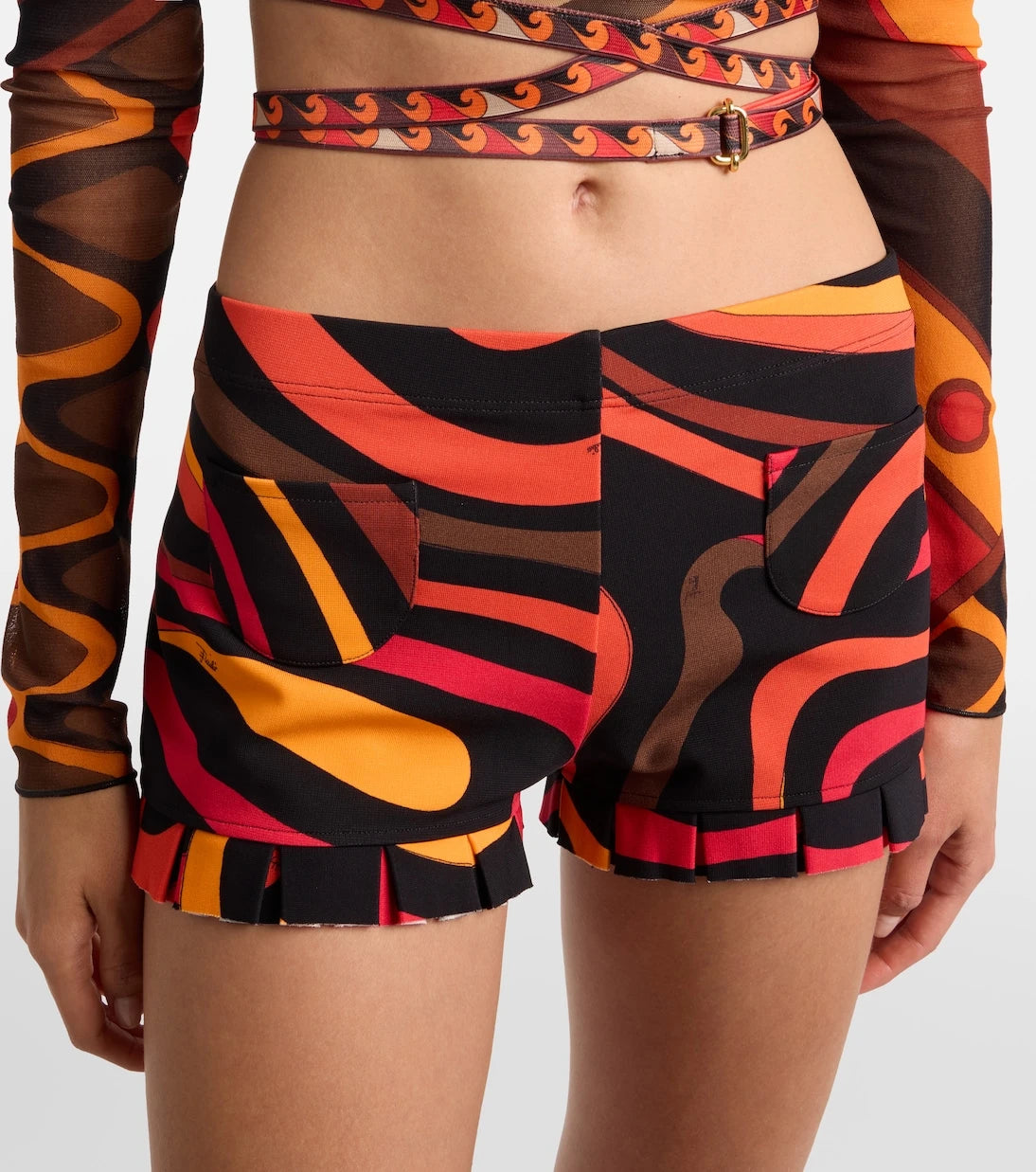 Pucci - Marmo jersey shorts