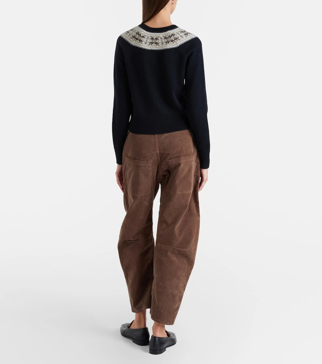 Nili Lotan - Shon corduroy barrel-leg pants