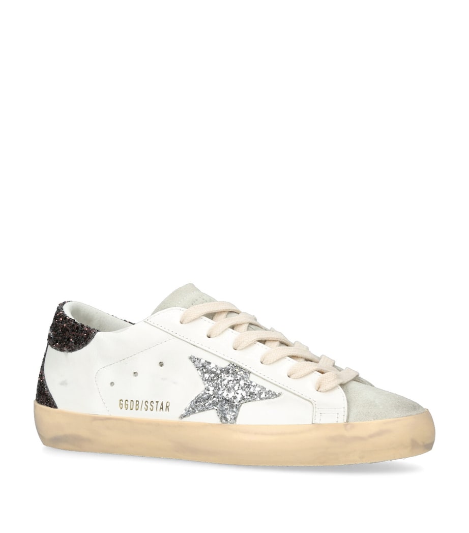 Golden Goose White Leather Superstar Sneakers