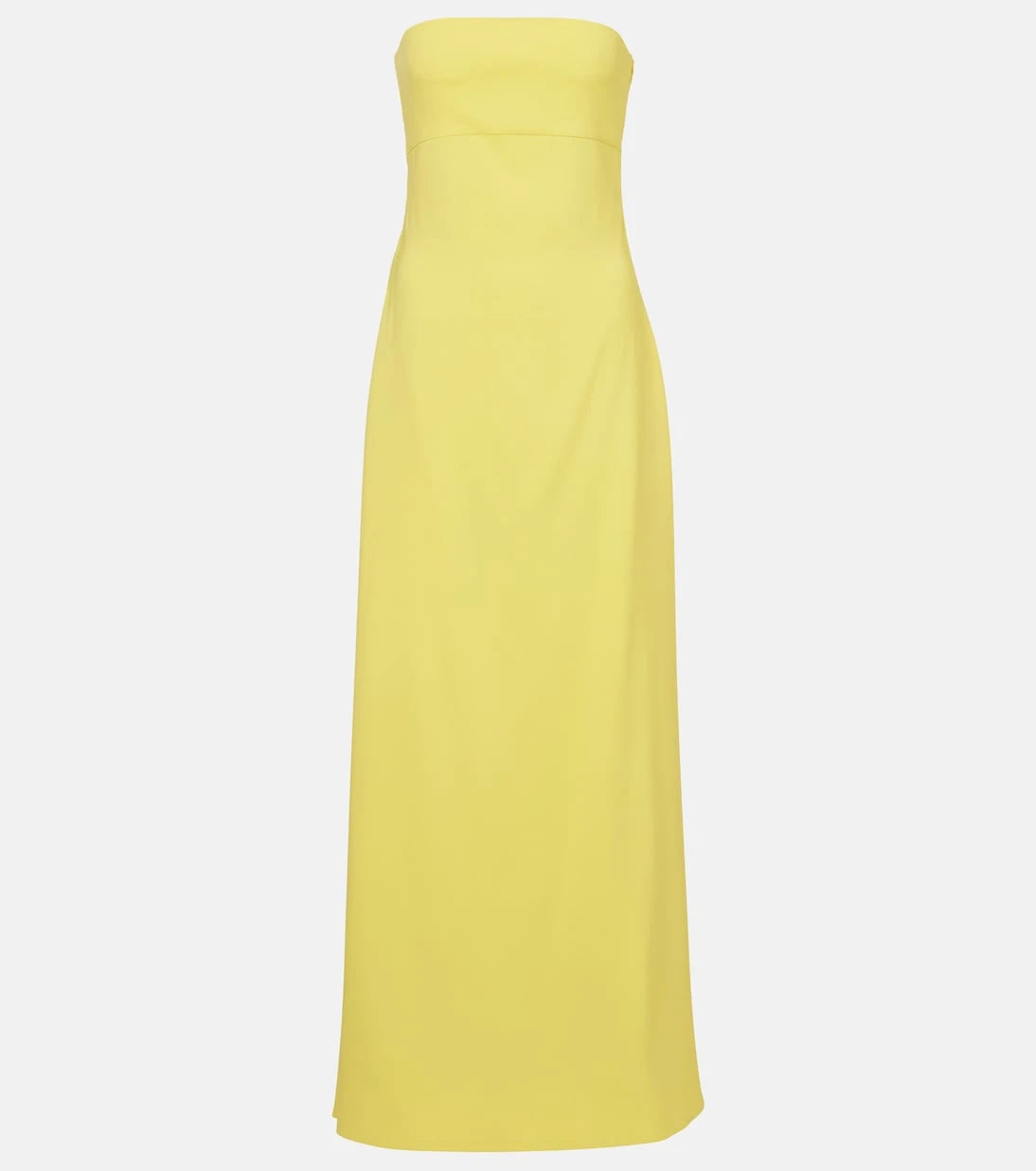 Jacquemus - Caped strapless bustier gown