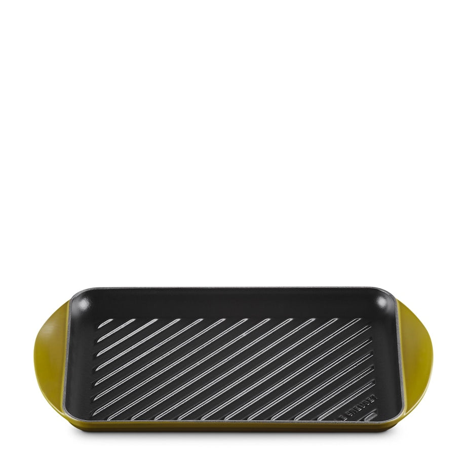 Enamelled Cast Iron Rectangular Grill Pan (32cm)