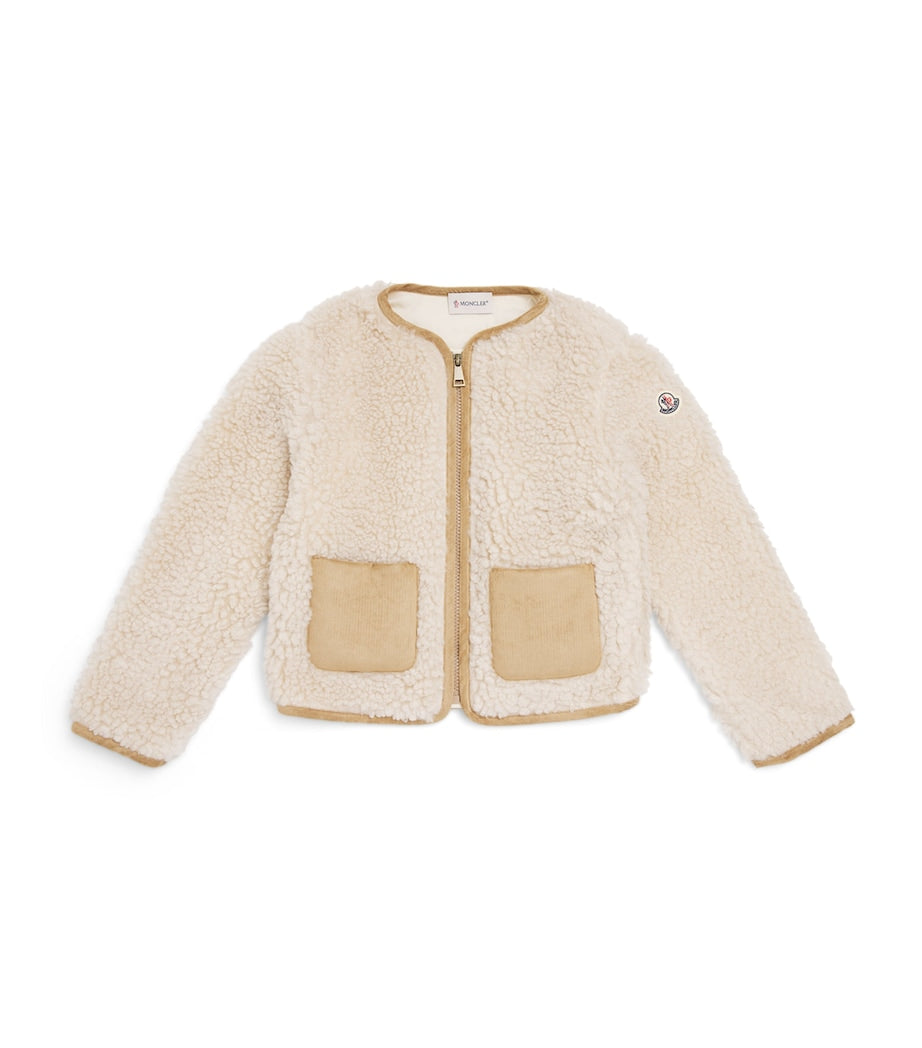 Moncler Enfant Teddy Fleece Zip-Up Jacket (8-10 Years)
