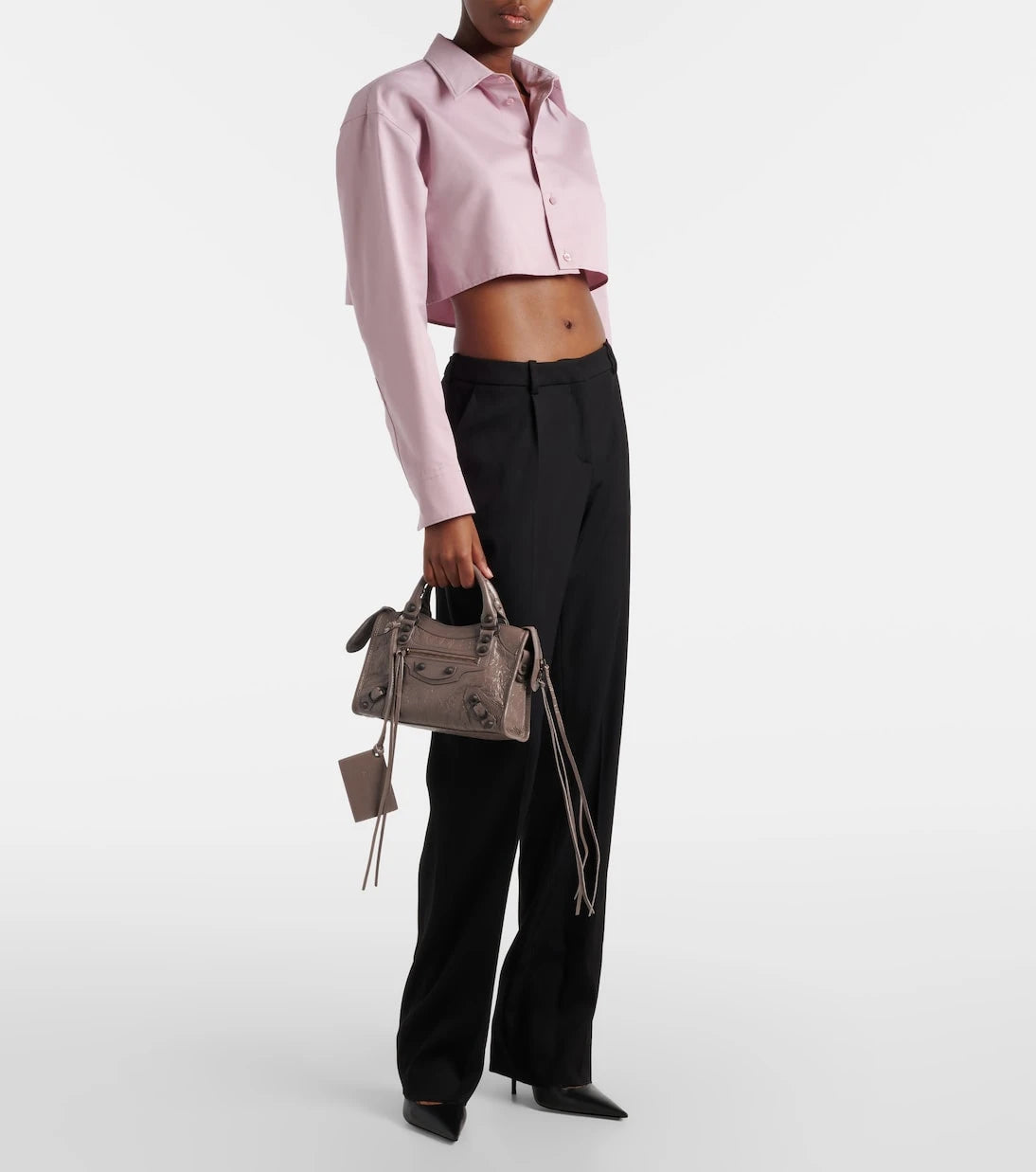Balenciaga - Le City Mini leather top-handle bag