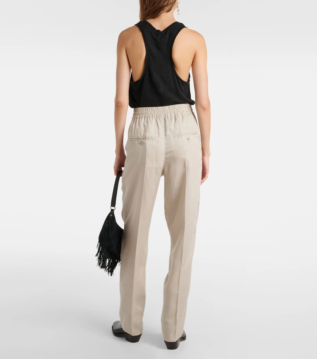 Marant Etoile - بنطلون قطن بقصّة مستقيمة
