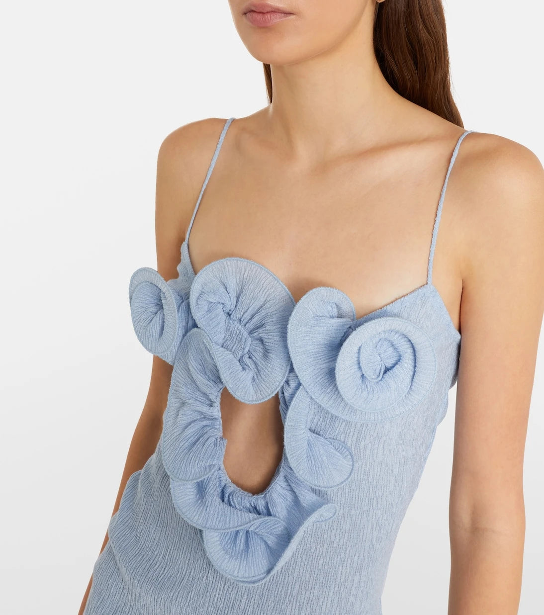 Magda Butrym - Ruffled crêpe minidress