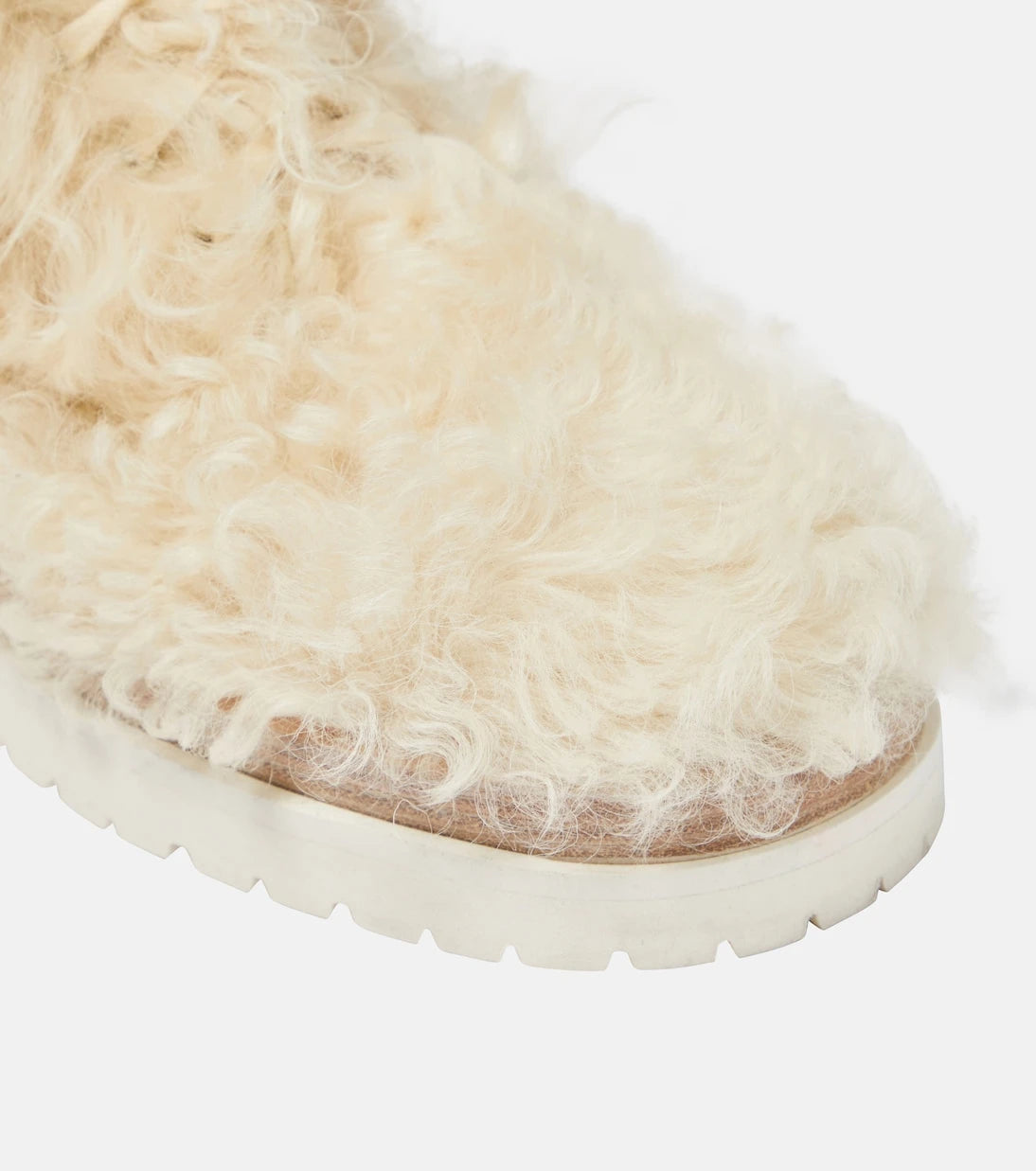 Magda Butrym - Shearling lace-up boots